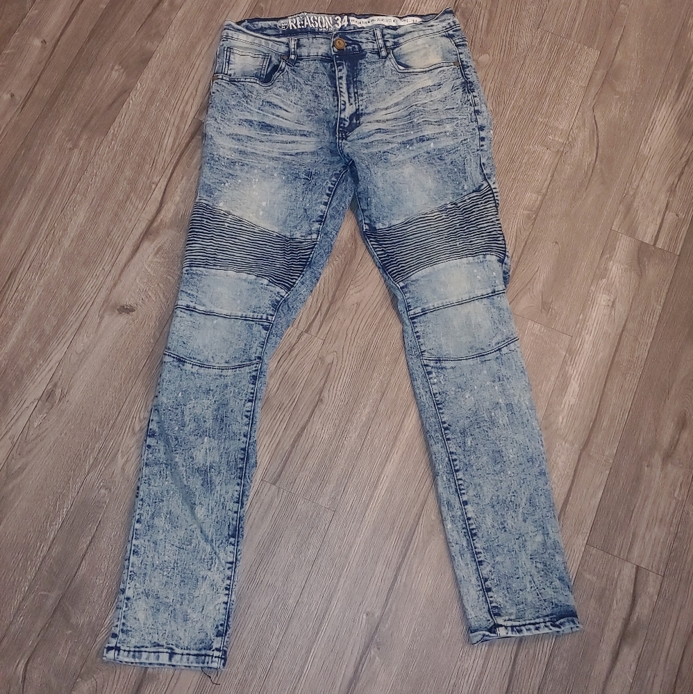 Reason Denim Light Wash Jeans Pants